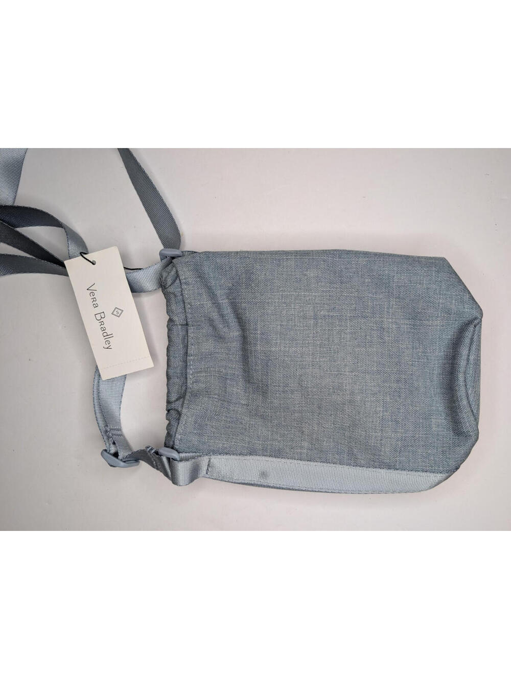 Vera Bradley Lighten Up Water Bottle Holder Crossbody Zen Gray NWT - Picture 3 of 4